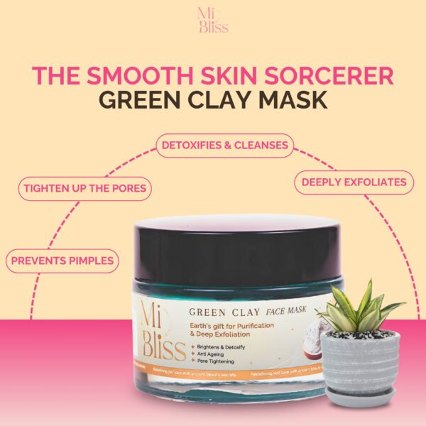 Green Clay  Face Mask - Image 4